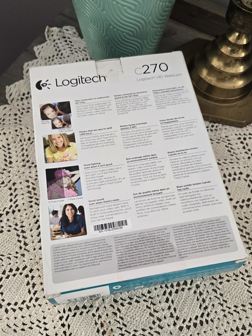 New In Box Logitech C270 HD Webcam 720p - Picture 3 of 7